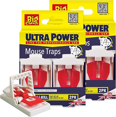 The Big Cheese Ultra Power Ready-Baited Mouse Trap Multi Pack
