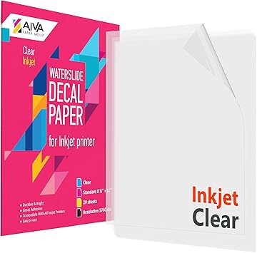 transparent decal paper