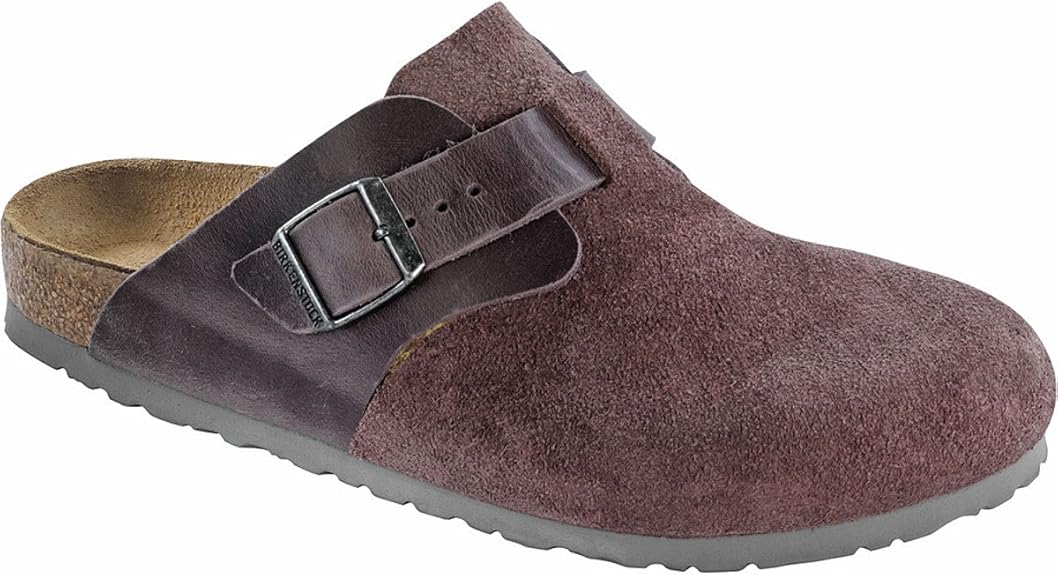 Amazon.com | Birkenstock Konya Antique Leather Clog - Women's Peppercorn/Lavendar, 38.0 