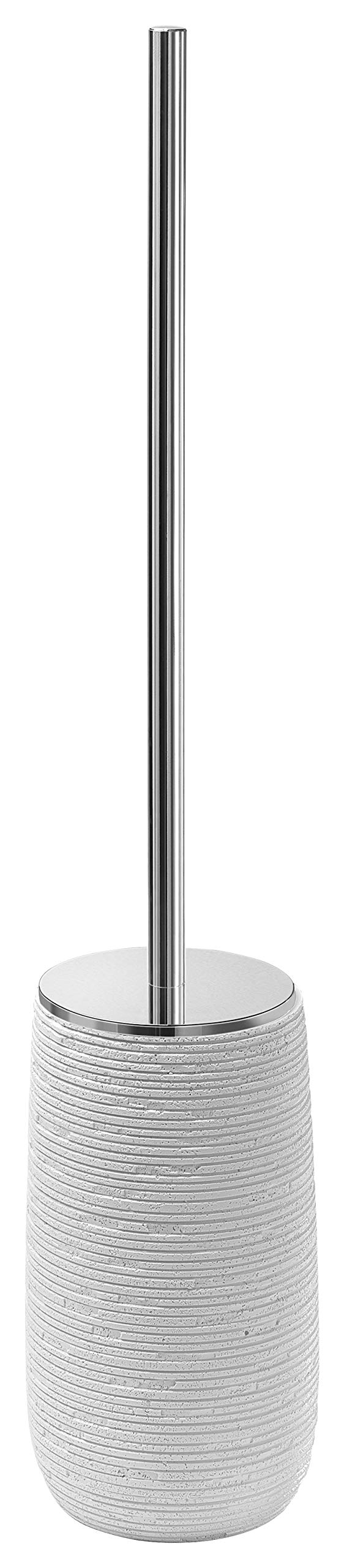 Gedy GM330200300 Toilet Brush Holder, White, 10 x 10 x 45.7 cm