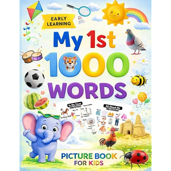 Amazon.com: My First Book of Words With Illustration | First Word