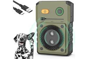 BUBBACARE Anti Barking Device for Dogs, 50ft Dog Bark Deterrent Devices Effective No Dog Barking, 3 Adjustable Frequency Modes Anti Bark Box Bark Control Device Indoor Outdoor for Puppy Large Dogs, Green