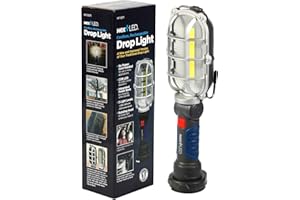 (Improved) NextLED NT-5571 Rechargeable Magnetic LED Work Light , 1000 LM Trouble Light, Cordless LED Drop Light, Mechanic Flashlight for Garage, Enhanced Magnetic Base & Hook, Automotive Work Light