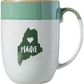 Cape Shore Maine Dipped Mug 16oz Stoneware