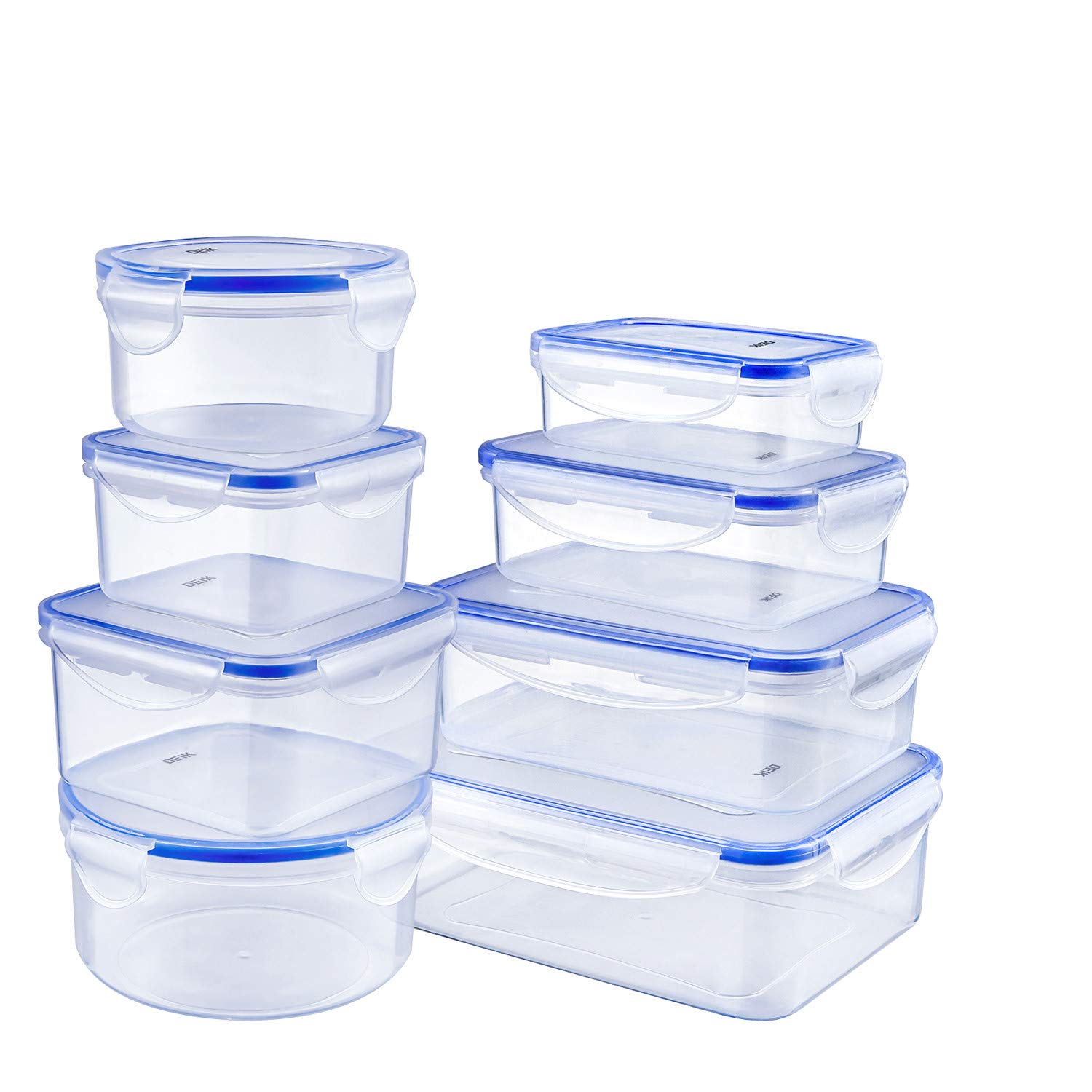 Buy Deik Food Storage Containers Set, Lunch Box Set BPA Free, Plastic