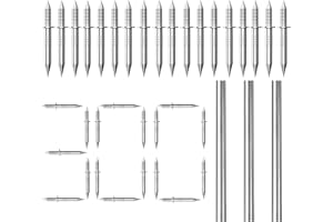 New Double Head Skirting Nails Thread Seamless Nails Non Marking, Skirting Nails with Fixing Sleeve Tools, Professional Finis