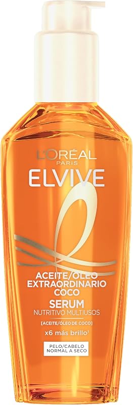 L'Oreal Paris Elvive Óleo de Coco Extraordinário, Tratamento Universal, Para Cabelos Normais a Secos e Sem Brilho, 100 ml