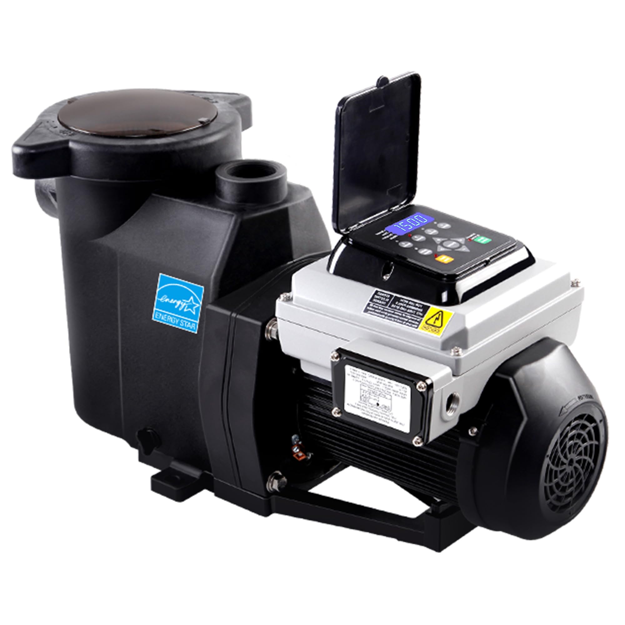 Photo 1 of BLUE WORKS Variable Speed Pool Pump Inground 1.5HP, Inground Pool Pump 230V, 2-Year Warranty, BLPVS1515H