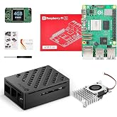 Ｒ&infin;ＲａｓＴｅｃｈ Raspberry Pi 5 Kit 4GB RAM with Pi 5 Case,Active Cooler,Screwdrive and Pi 5 4GB Board Included