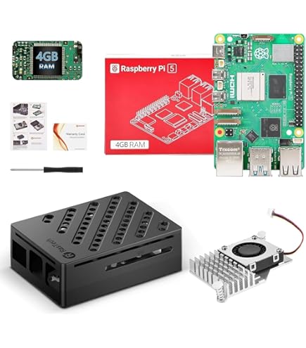 Amazon.com: RasTech Raspberry Pi 5 Kit 8GB RAM with Pi 5 Case