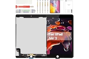 BEXUPULL Original for iPad Air 2 Screen Replacement for iPad Air 2 2nd Gen Screen Replacement LCD Touch Digitizer for iPad Air 2 A1566 Display Screen Assembly Repair Kits A1567 Black