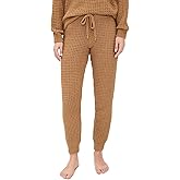 PJ Salvage Women's Band Cozy Chenille Waffle Pants