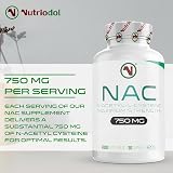 Nutriodol NAC Supplement 750mg Vegan Capsules - High Bioavailability view 4