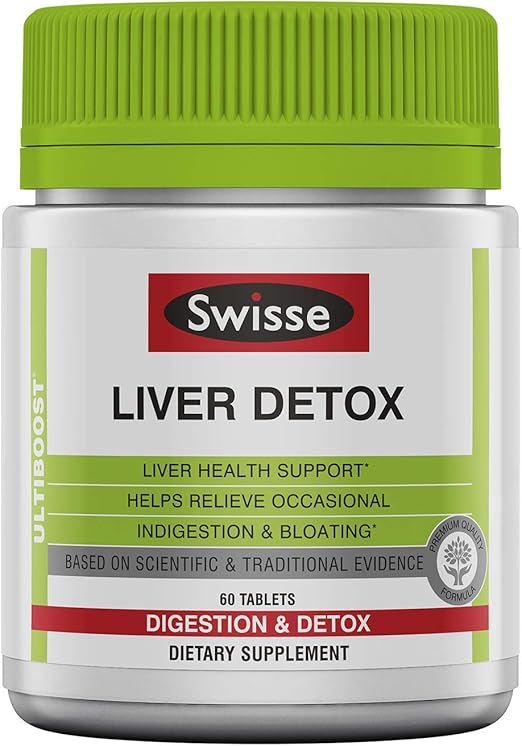 Swisse Ultiboost Liver Detox Supports Liver Health & Function