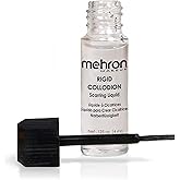 Mehron Makeup Rigid Collodion with Brush for Special Effects, Halloween, Movies (.125 oz)