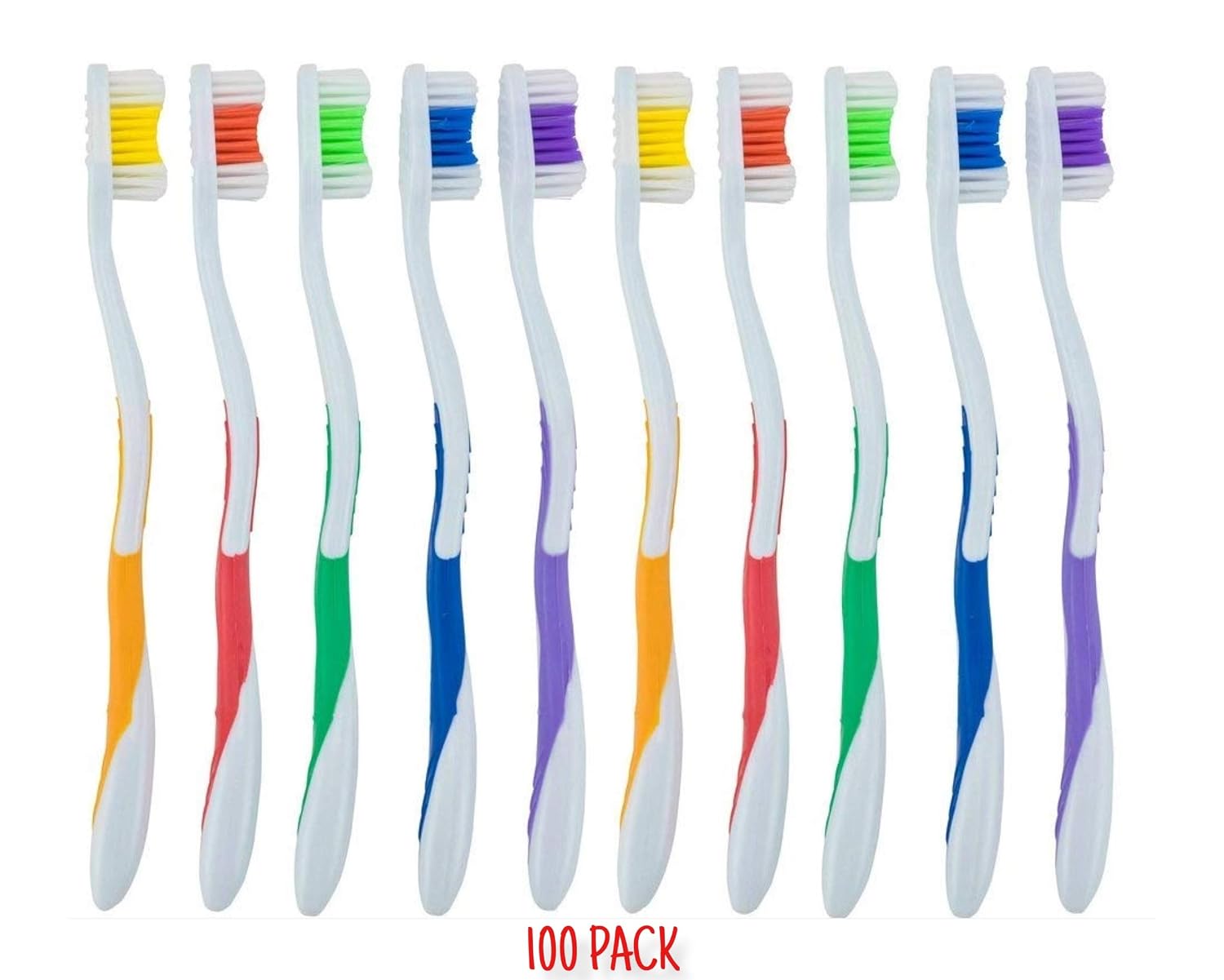 Toothbrushes Individually Wrapped, Standard Medium Bristles (100 Pack) amazon.com wishlist
