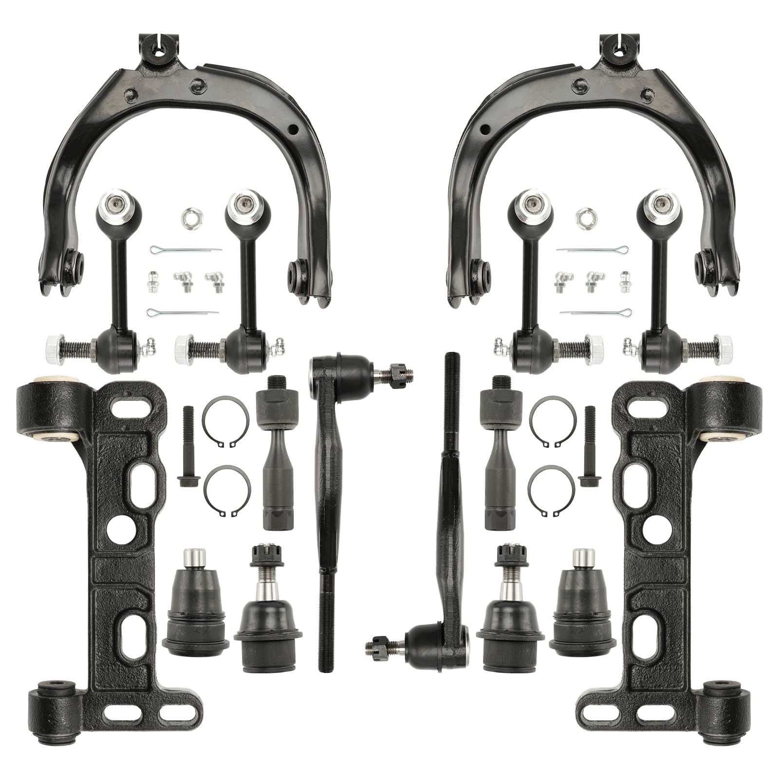 KAC Front Upper Lower Control Arm w/Ball Joint Fit