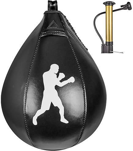 Boxerpoint Bundle Speed Bag With Swivel For Boxing, MMA, Taekwando
