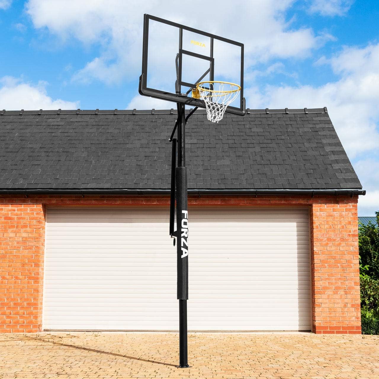 FORZA Basketball Post & Hoop [Socketed] | Adjustable Basketball Hoop | Outdoor Basketball Hoop & Post System | Basketball In-Ground Hoops & Goals | Basketball Hoop Outdoor : Sports & Outdoors