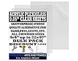 WHOLESALE ARTS AND FRAMES 0.06'' Clear Plexiglass