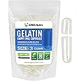 XPRS Nutra Size 3 Empty Capsules - 100 Count Empty Gelatin Capsules - Empty Pill Capsules - DIY Capsule Filling - Clear Pure Bovine Pill Capsules Empty Gel Caps