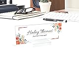 Name Plate for Desk, Executive Personalized Office