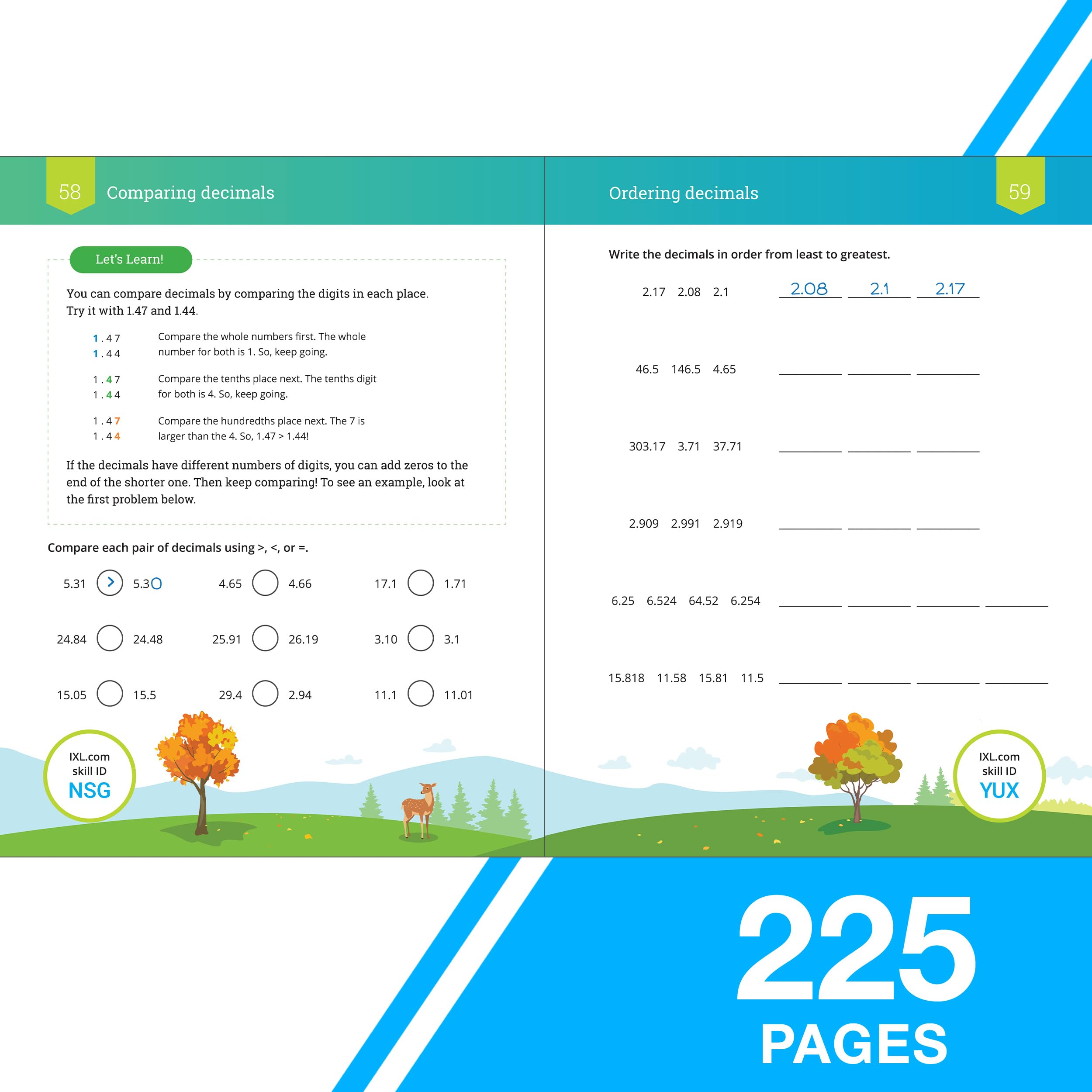 The IXL Ultimate 5th Grade Math Workbook, Activity Book for Kids Ages 10-11 Covering Multiplication, Division, Fractions, Decimals, Geometry, and More Mathematics (IXL Ultimate Workbooks) The IXL Ultimate 5th Grade Math Workbook, Activity Book for Kids Ages 10-11 Covering Multiplication, Division, Fractions, Decimals, Geometry, and More Mathematics (IXL Ultimate Workbooks) Paperback Spiral-bound