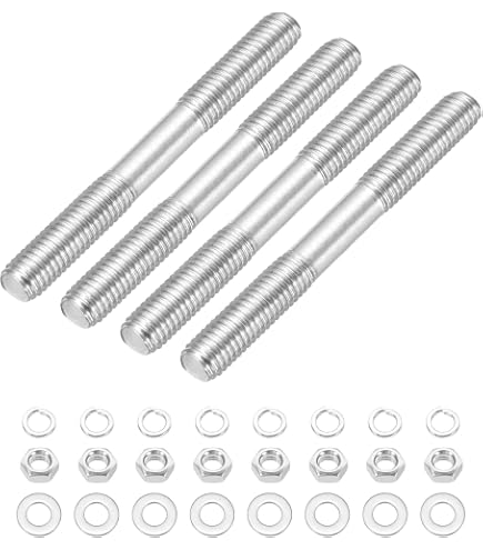 2 Tiges Filetées M10 X 200mm En Inox 304 - Filetage à Droite - Uxcell