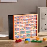VonHaus 44 Drawer Organiser with Adjustable Dividers Plastic Tool Box 44 view 2
