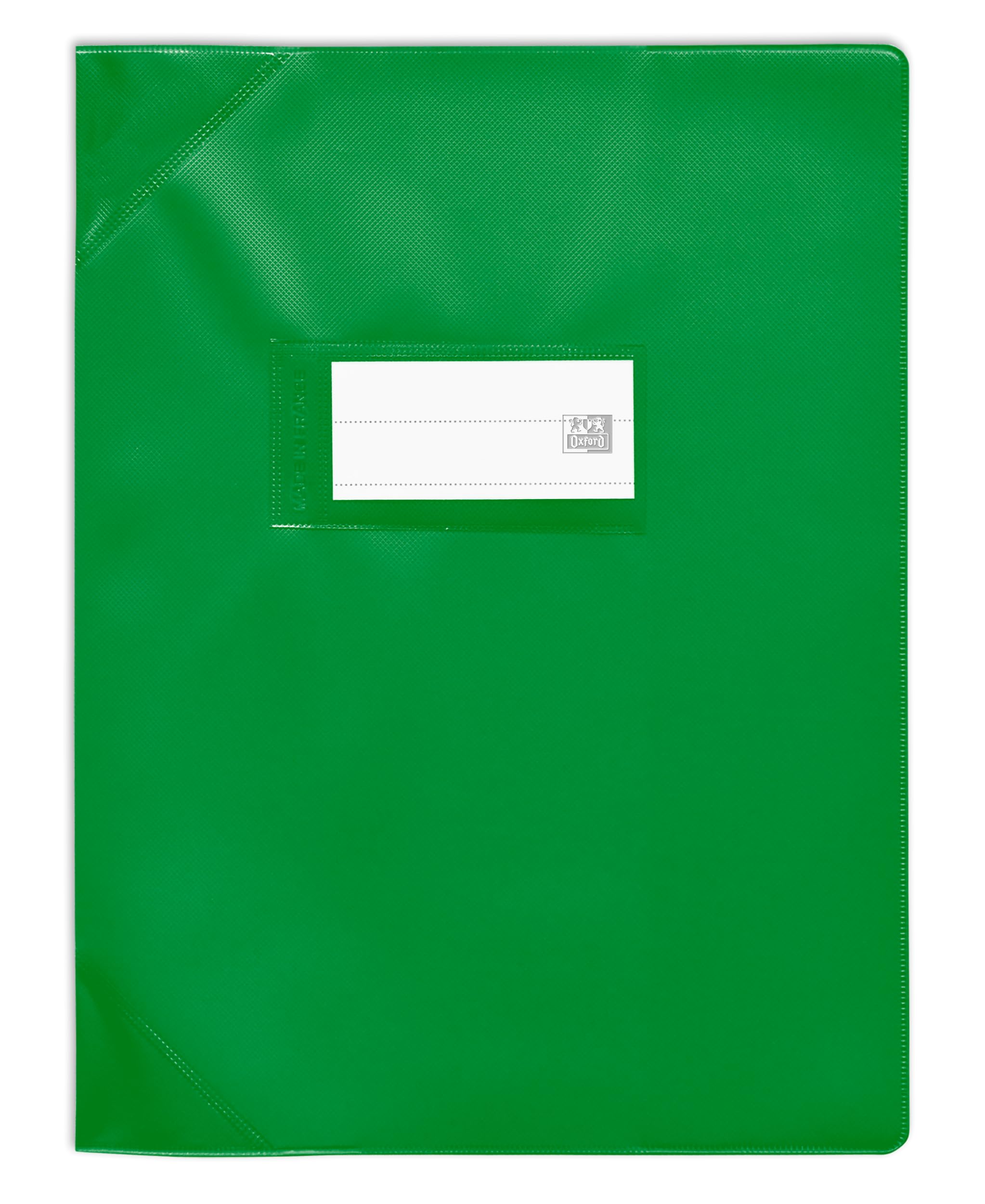 OXFORD 25 Strong Line Exercise Book Covers 17 x 22 cm Opaque PVC 15/100 Green