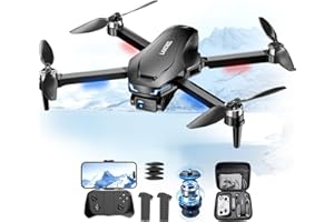 LAKOBIL Drone with AI Optical Flow & AI Voice/Gesture Control, 1080P FHD FPV Camera for Kids Beginners Adults, Brushless Motor Foldable RC Drone, One-Key Start, 3D Flips, 2 Batteries 26 Min, Indoor/Outdoor