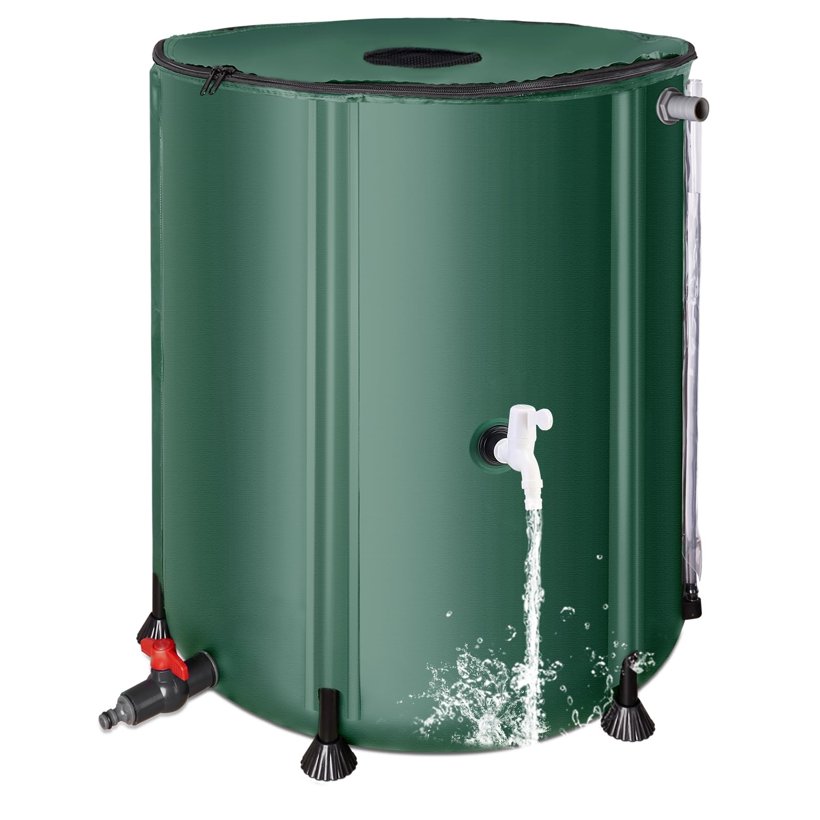 Collapsible Rain Barrel Water Collection System