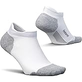 Feetures Elite Max Cushion No Show Tab Ankle Socks - Sport Sock with Targeted Compression