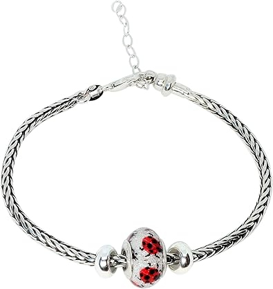 Bracelet coccinelle argent Clearance