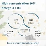Igennus Omega-3 Wild Fish Oil & Vitamin D3 1-A-Day 180 Servings view 2