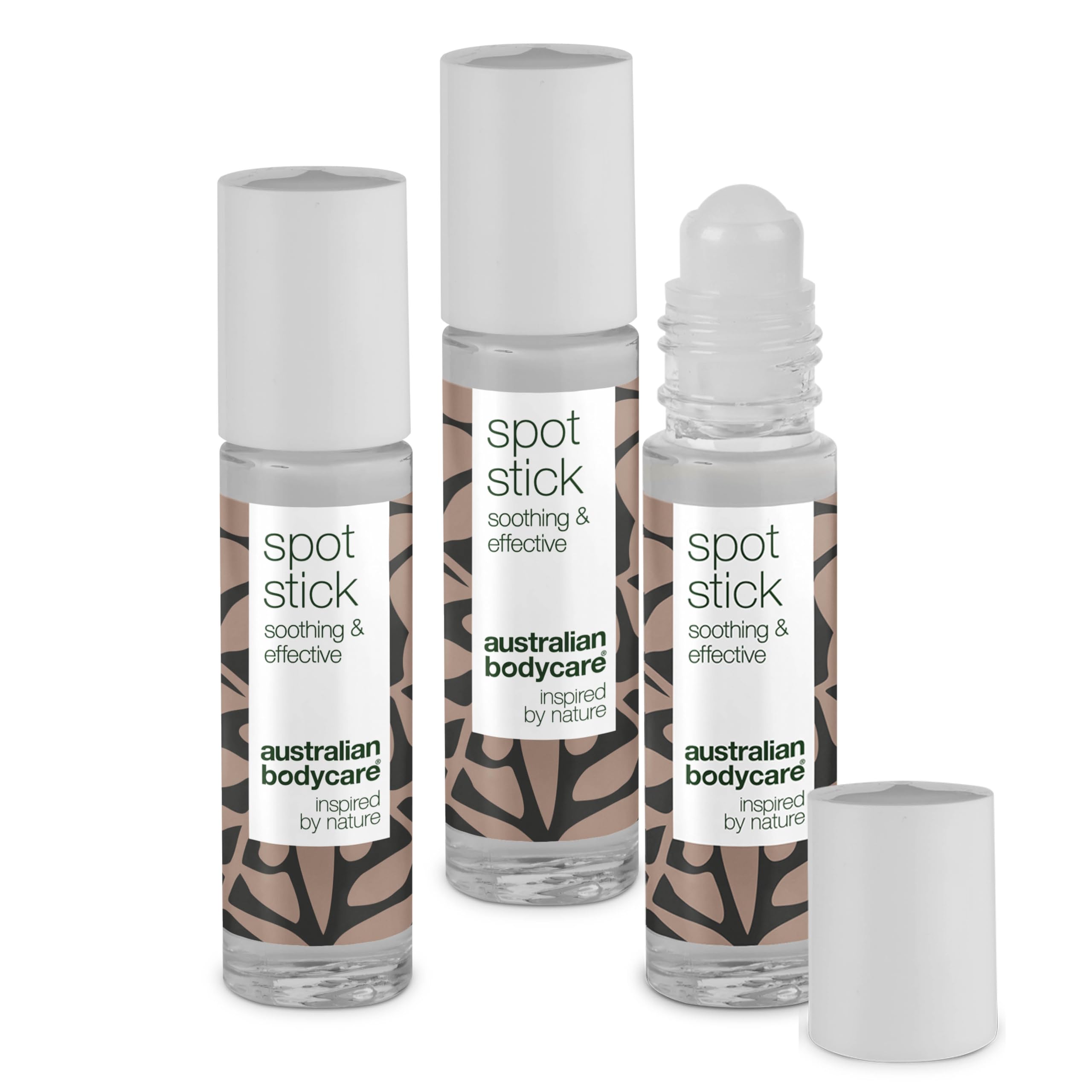 Australian Bodycare Tea Tree Oil Spot Stick - Tea Tree Blemish Stick for Spots, pimples, Oily and Acne Prone Skin. Contains high Pharmaceutical Grade Australian Tea Tree Oil, 9ml (3 x Spot Stick)