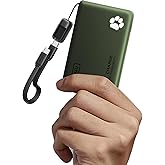 INIU Portable Charger, Ultra Slim 10000mAh 45W PD Power Bank, Fast Charging Mini Battery Pack, Travel Trip Accessories Ship Essentials for College Students Travelers Teen Boys Girls, Green