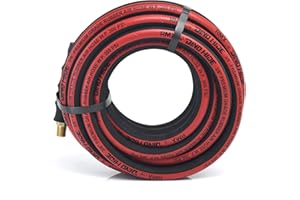 BLUBIRD RMX Dino-Hide Rubber Air Hose - Heavy-Duty Wrapped Finish - Flexible in -40°F (3/8" x 25') - WLE3825