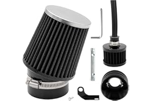 KTUMININV Upgraded Mini Bike Air Filter Adapter Kit for Predator 212cc Coleman CT200U CT200U-EX BT200X KT196 224cc 196cc 6.5hp Hond* GX160 GX200 Engine Go Kart Performance Parts