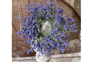 HAPPY DEALS ~ Purple Astilbe Candle Ring Set of 2 | 12 Inch, 3 Inch Center Wreath Halloween