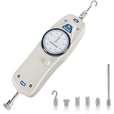 BAOSHISHAN 100lb Push Pull Force Gauge with Calibration Certificate | With Carrying Case, For Tension and Compression Tests , Destructive Load Analysis, School Lab Teaching Tool