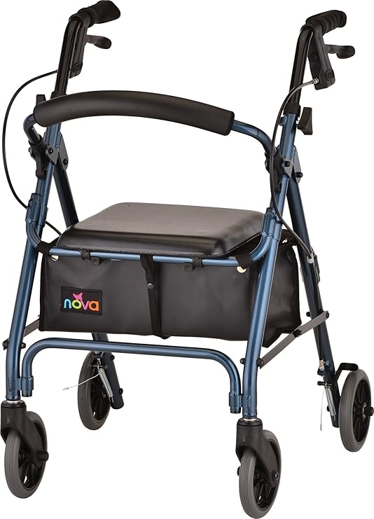 NOVA GetGo Petite Rollator Walker, Blue Amazon.ca Health & Personal Care
