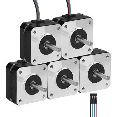 Motore Passo-passo Nema17 42 Mm 1,8° Albero D 5mm – Per Stampante 3D, CNC, RepRap