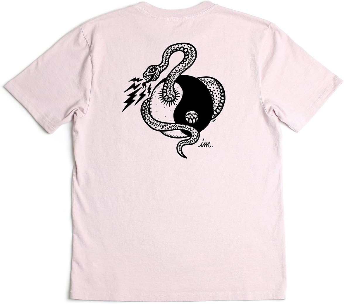 Imperial Motion Yin Yang Vintage T-Shirt - Pale Mauve Pigment