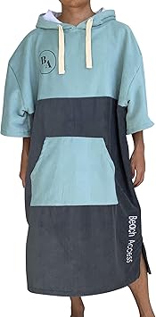 Amazon ビーチアクセス Beach Access サーフポンチョ Essentail L M キッズ ベビー 4サイズ ポンチョタオル 着替えポンチョ タオルポンチョ ビーチアクセス Beach Access スポーツタオル