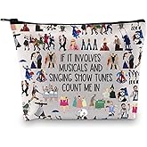 Musical Theater Gift If It Involves Musicals And Singing Count Me In Musical Makeup Bag (Involves Musicals Bag)