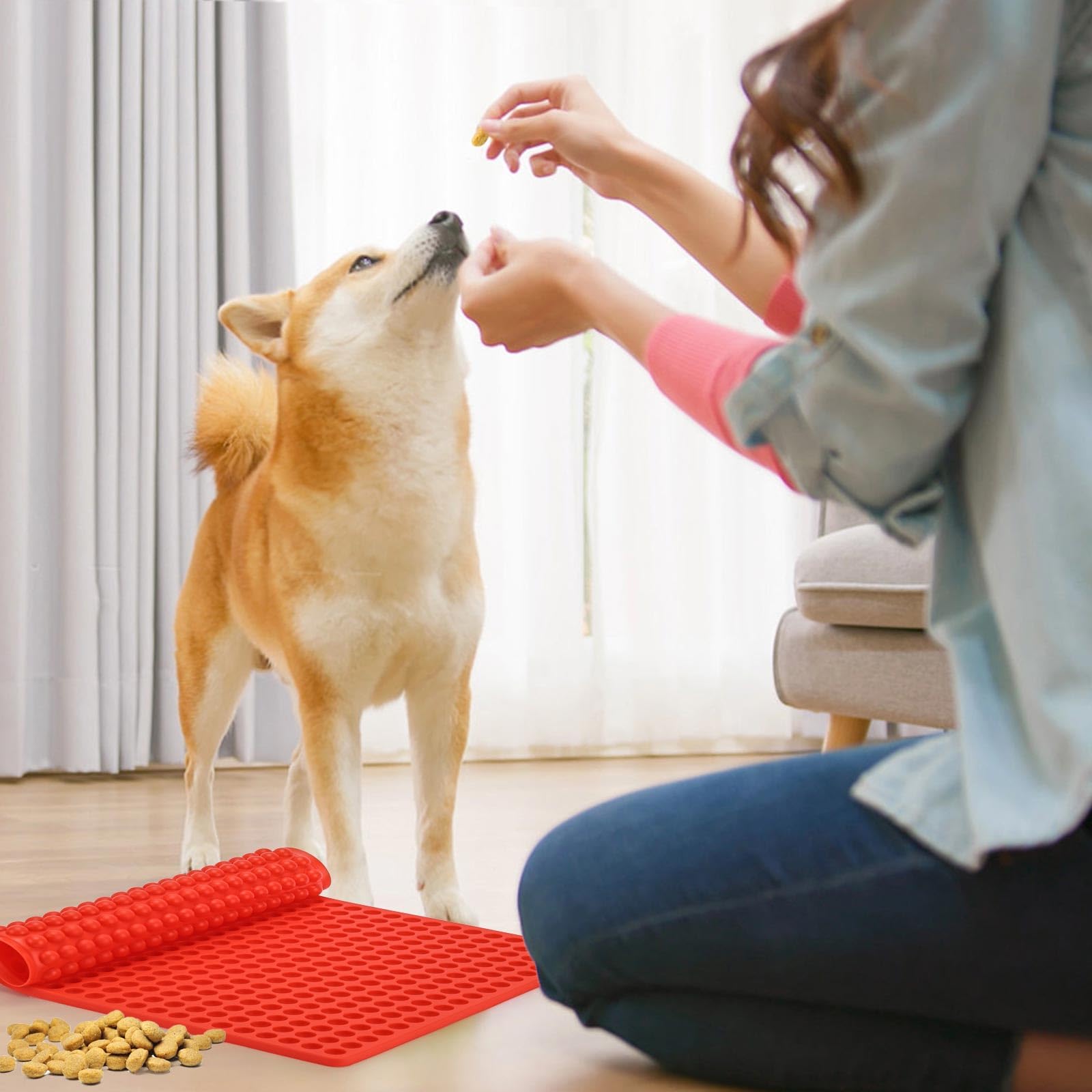 2 Pcs Mini Round Silicone Molds, 468 Cavity Semi Sphere Molds for Homemade Chocolate Chips, Candy, Baking, Wax Melts Beads, Ice Balls, Dog Training Treats