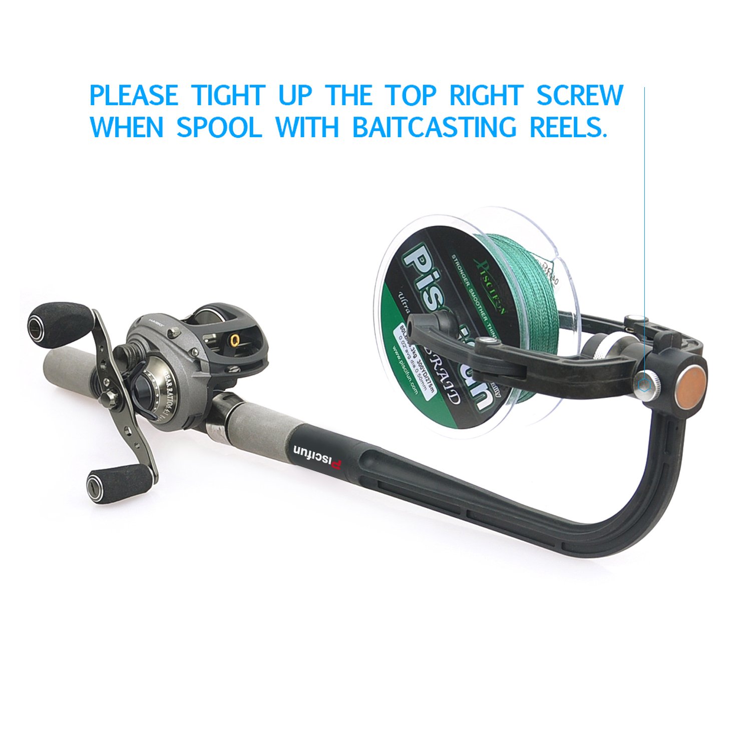 Piscifun Line Spooler Fishing Reel Winder Baitcasting Reel Spooling
