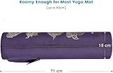 Gonex Yoga Mat Bag Full Zip Waterproof 600D Oxord 2 Pockets Adjustable Strap view 4