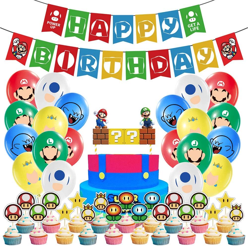 Super Mario Bros Party Supplies Mario 
